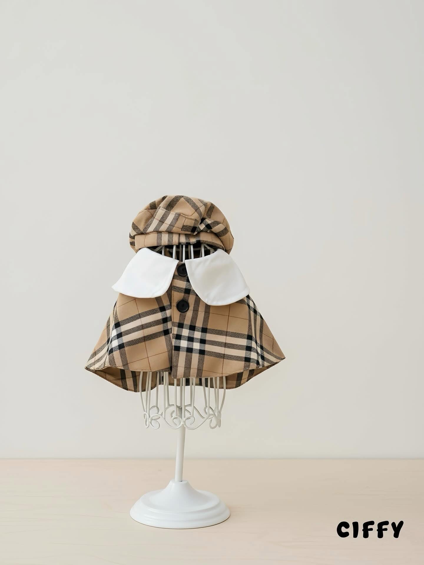Classic Plaid Cape