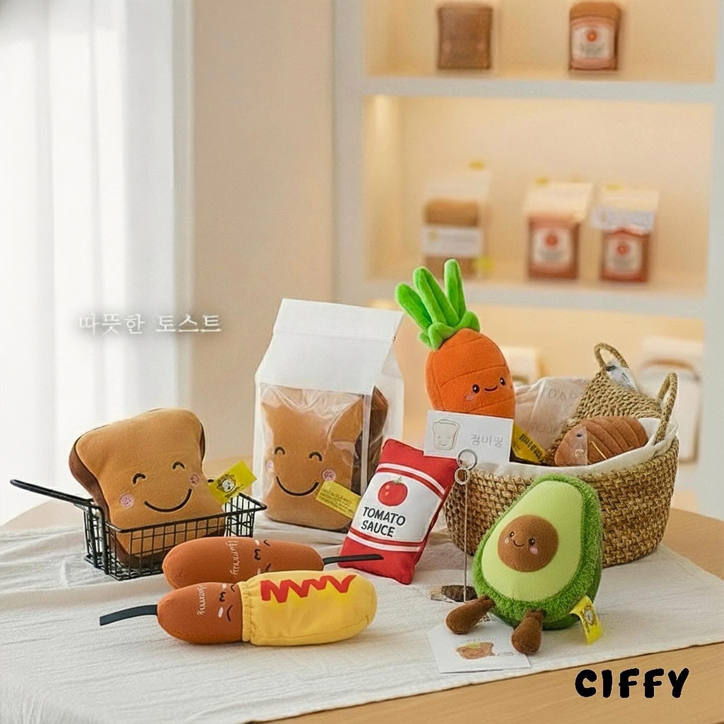 Foodie Plushies Set