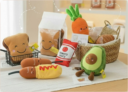 Foodie Plushies Set